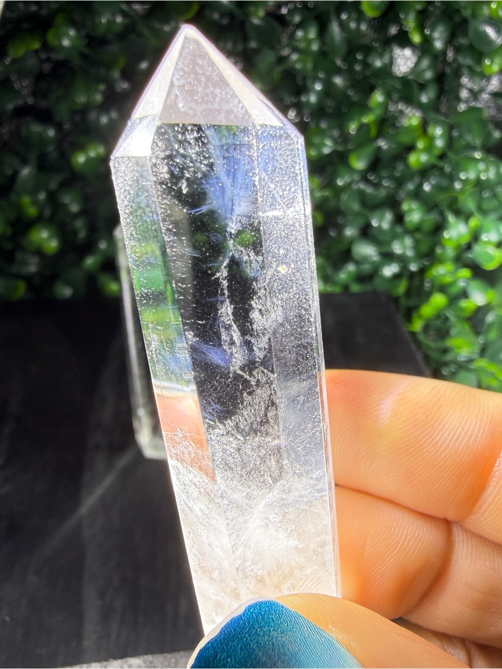 Blue Needle Quartz Tower - 17-18 grams
